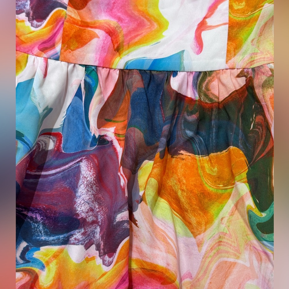 Hutch Sz M Dress Mansi Flounce Floral Halter Mini Anthropologie Boho Pockets - Picture 10 of 10